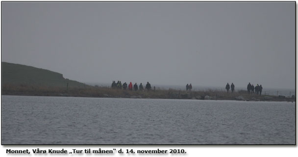 Poul Rasmussen havde tur for Svendborg kommune til Monnet. Ca 20 deltagere i diset vejr og regn!